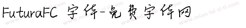 FuturaFC 字体字体转换